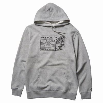 DC 98 Lynx Shanahan Men's Grey Sweatshirts & Hoodies Australia Online VQU-251